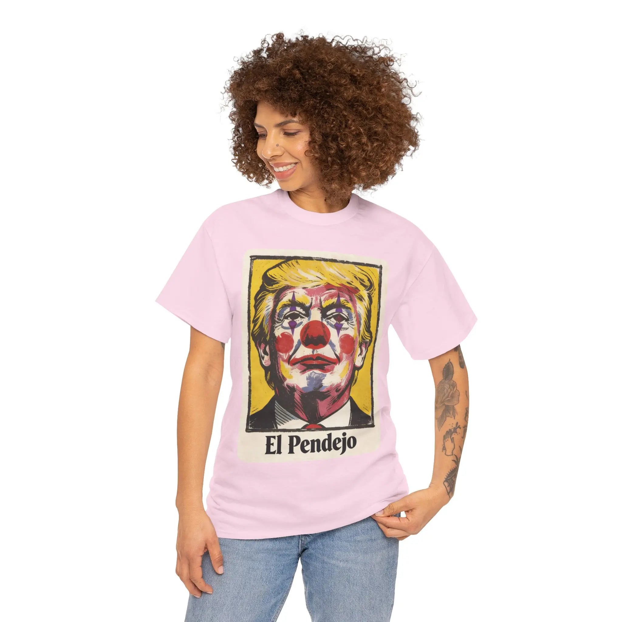 El Pendejo Clown Portrait Tee | Political Satirical Art